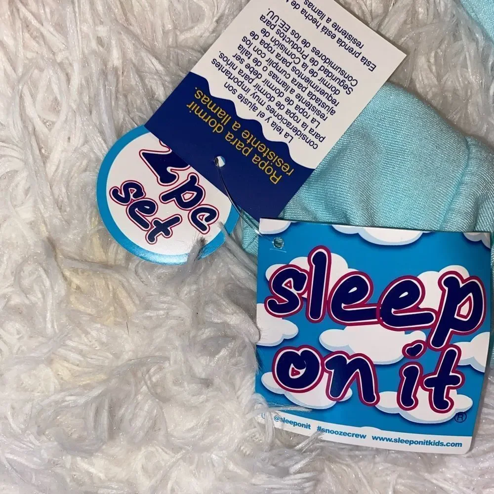 *NWT* Sleep On It (2) Piece Sleep Set Girls L(10-12)